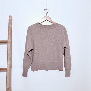 Everlane Crewneck Cashmere Wool Sweater in Gray XS